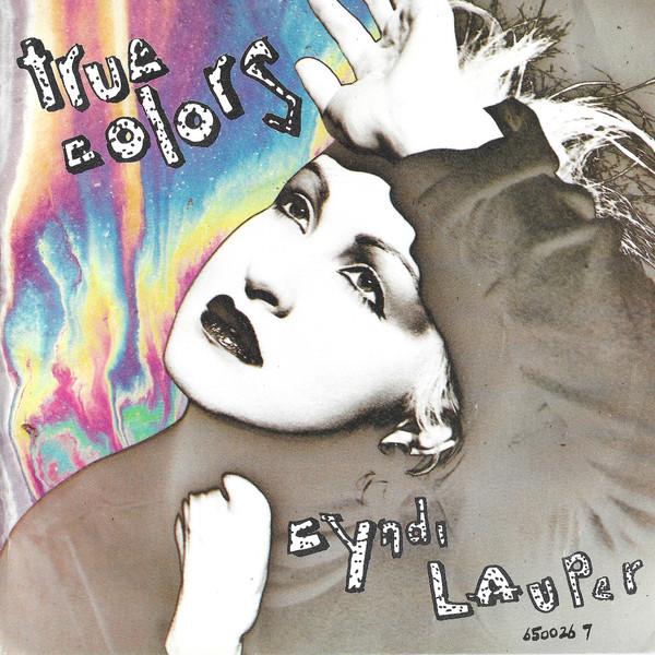 

7inch Record CYNDI LAUPER - True Colors 6500267 Portrait 1986 UK Rock Used