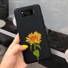 For Samsung Galaxy S8 Case Galaxy S8+ Cover Stylish Sunflower Pretty Girls Cover For Samsung S8 Plus GalaxyS8 S8+ Soft Bags Case
