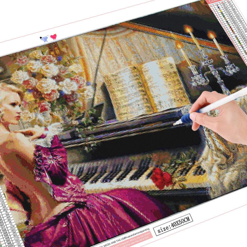 5D DIY Diamond Painting Deer Full Square Drill Picture Of Rhinestone Diamond Embroidery Animal Mosaic Handmade Gift