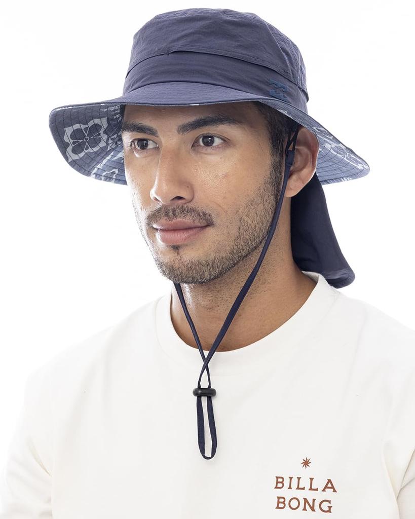 [Billabong] Hat [Patterned Brim Lining] Amphibious Outdoor Beach Hat [with Sunshade] BF011914 DNY