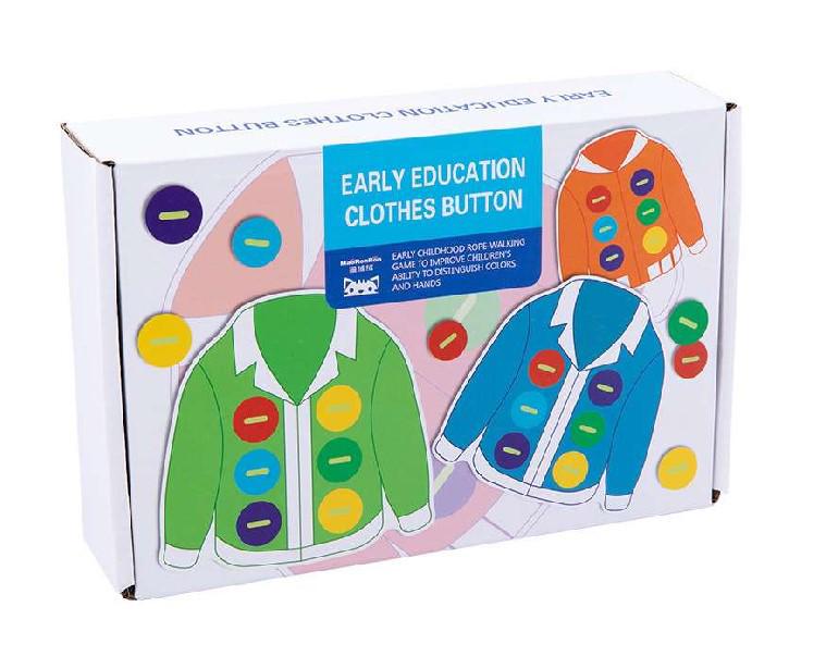 Cross-Border Children's Hand-Threading Button Game for Early Education and Pretend Play