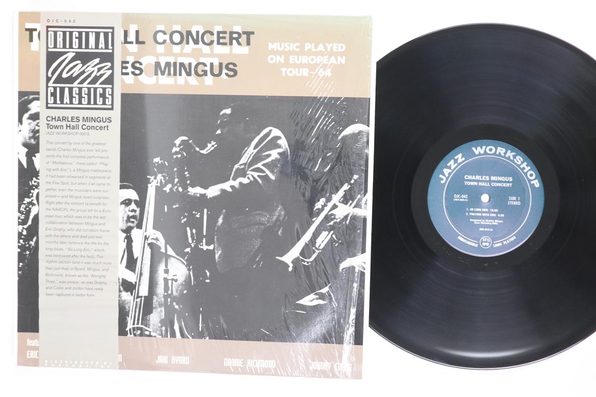 

LP Record CHARLES MINGUS Town Hall Concert OJC042 JAZZ WORKSHOP 1983 US Obi Jazz Used