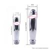 Metal Steel Douche Enema Syringe Anal Shower Head Beads Anal Cleaning Kit Butt Plug Attachment Nozzle Tip Gay Sex Toy Man Woman