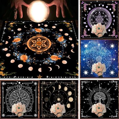 Tovaglia da Tarot Antiscivolo Resistente all'Usura per Decorazione della Stanza