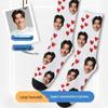 3D Custom Face Print Socks - DIY Christmas Gift, Polyester, Versatile Casual Wear