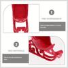Red Christmas Sleigh Decorations Mini Plastic Sleigh Ornaments for Holiday Tabletop  Window Display, Festive DIY Christmas Decor