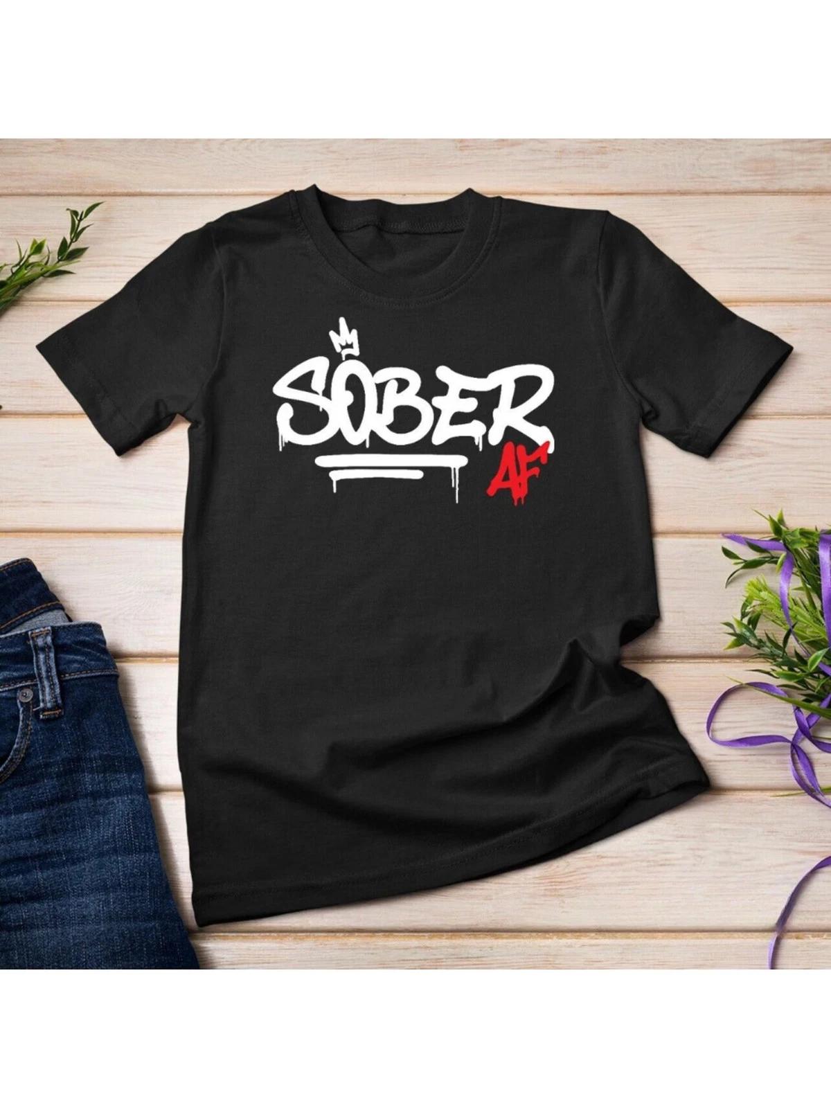 Sober AF Graffiti AA NA Recovery Unisex T-Shirt Couple Clothing 2026 XXL