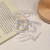 High-End Portable No-Twist Cap Contact Lens Case for Multi-Pair Storage with Double Compartments
