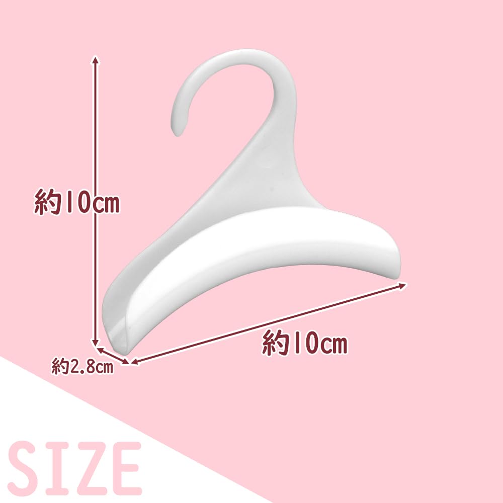 TOREJAX Bag Hangers, Set of 10, Wide Design for Easy Access, Storage for Backpacks, Hats, and Scarves (White)