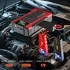 Automobilio užvedimo stiprintuvas, maitinimo blokas, akumuliatoriaus įkroviklio paketas su 150 PSI oro kompresoriumi Eigotrav U2 12V 6000A 12000mAh