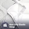 Protège-matelas avec élastiques | Housse de protection pour matelas respirante, hypoallergénique et anti-acariens 