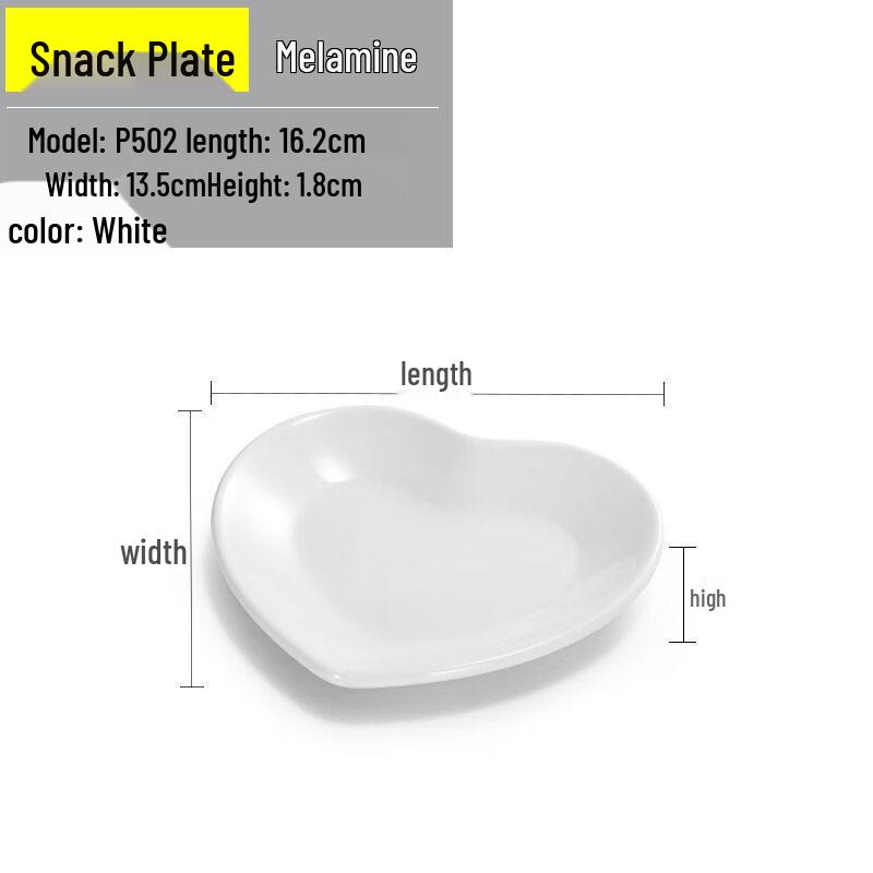 Japanese Style Melamine Divided Snack Plates (5-Pack)
