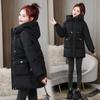 Solid Color Slant Pockets Zip-up Padded Jacket Coat, Casual Long Sleeve Hooded Warm Outerwear for Winter, Women's Clothing