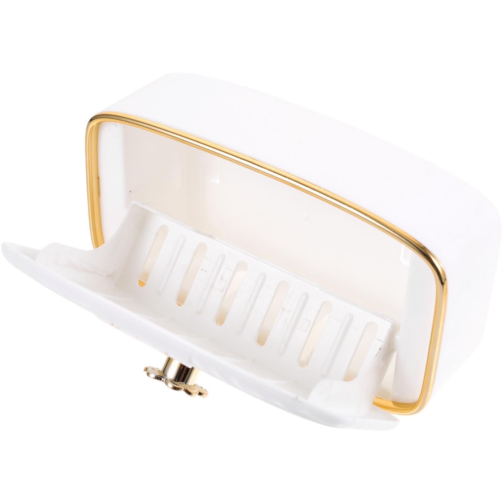 

Настенная коробка АБС-пластик Контейнер для ванной Комнаты Держатель для слива Дорожный Держатель для слива мыла Ударопрочное Хранение Портативная Мыльница