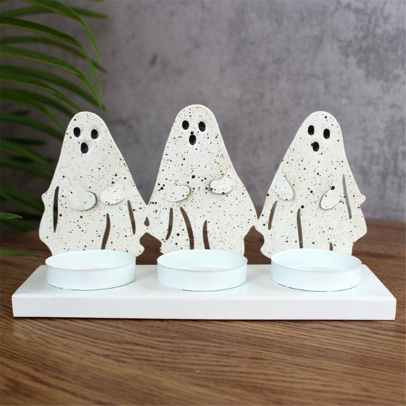 62KD Solid Iron Ghostly Stand Holders for Halloween Themed Celebration