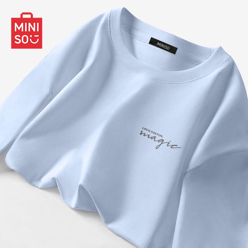 MINISO Men s Casual Printed Cotton T-Shirt L
