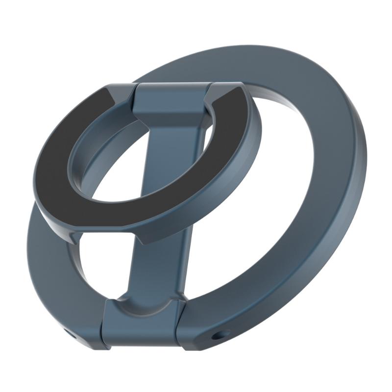 Double-Sided Magnetic Phone Ring Holder Wireless Charging Friendly Adjustable Kickstand for All Smartphones