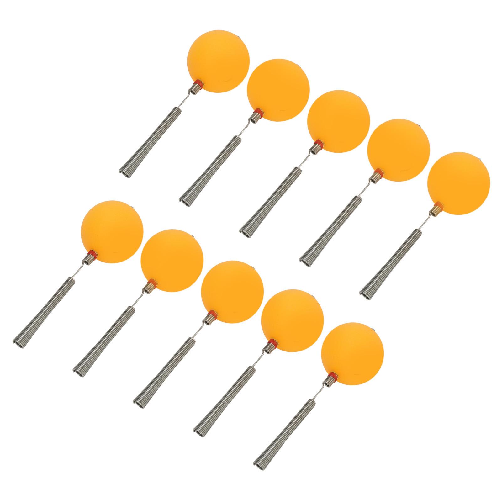 

10 шт. пружинная шариковая насадка для зимней рыбалки со встроенными бусинами желтая водонепроницаемая пружинная удочка для зимней рыбалки