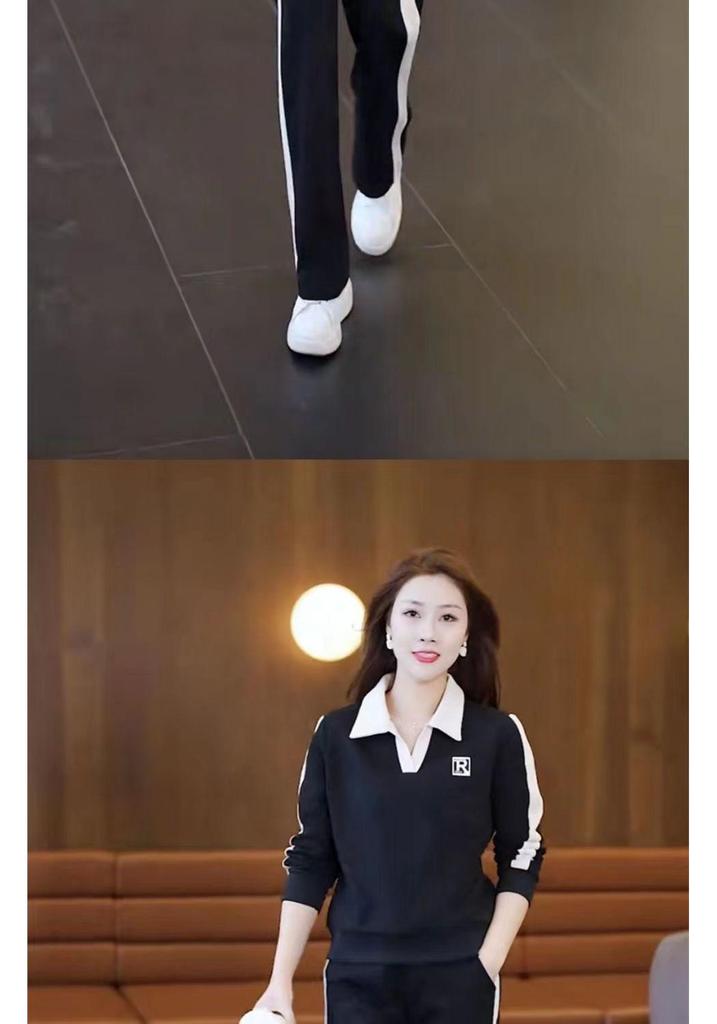 Casual Women's Slimming Hoodie & Sweatpants Set - 2026 Spring/Autumn Collection