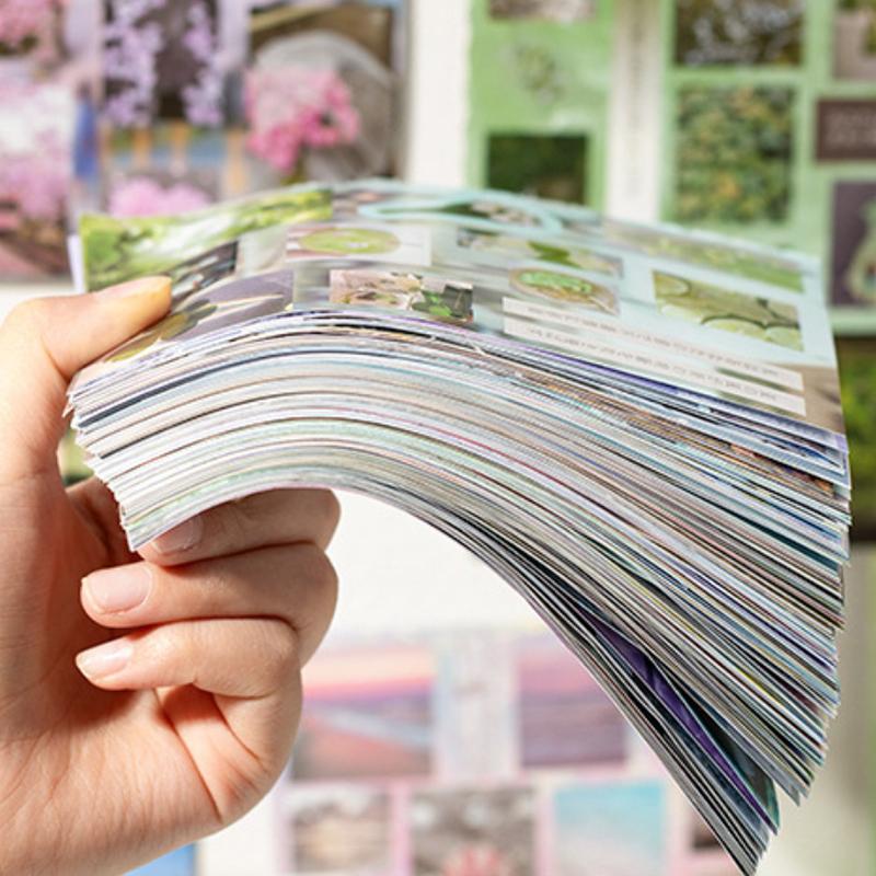 20 Sheets Limited Time Series Decorative Handmade Scrapbooking Material Diary Album Craft Supplies Die Cut Stickers Book