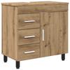 Artisan Oak Washbasin Cabinet 60 X 35 X 60 Cm Particleboard