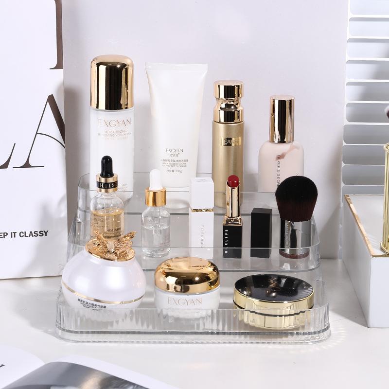Perfume Shelf Acrylic Cosmetics Storage Box High-end Nail Polish Step Display Product Display Rack Makeup Organizer Box Cosmetics Storage Organizer