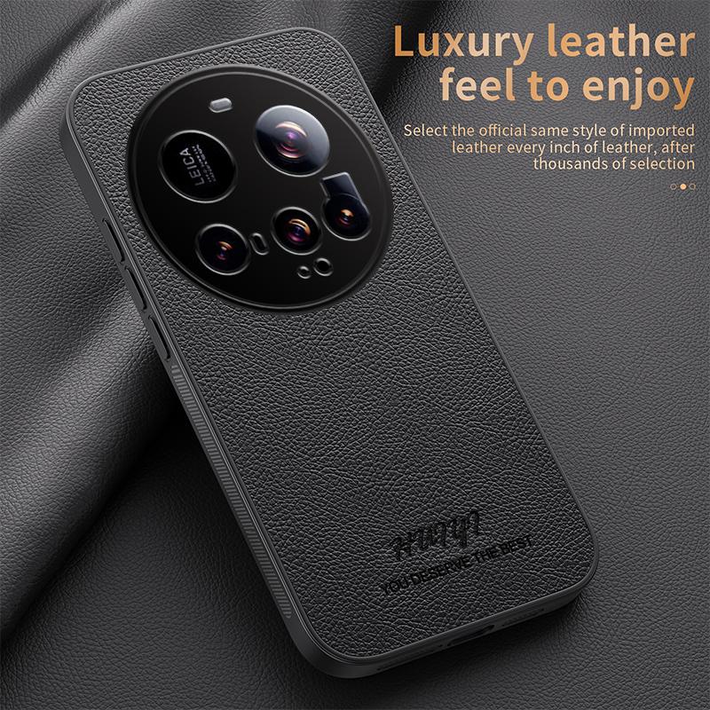 Luxury Business Leather Soft Frame Magnetic Cover For Xiaomi 15 Ultra Xiaomi15Ultra 5G Phone Cases Capa