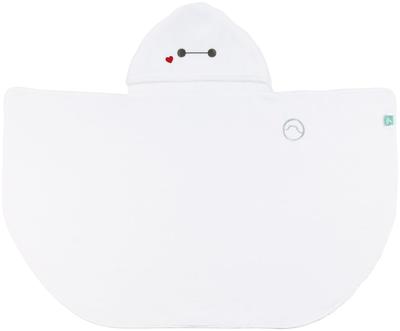 Skater Kapuzen-Badeponcho 108 cm x Disney Baymax BPO1, 92 cm, Feuchtigkeitsableitend, Schnelltrocknend,