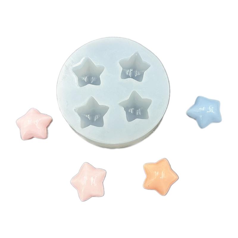 Handmade Earring Silicone Mold With Star Heart Fruit Designs For Custom Jewelry Accessories Creation