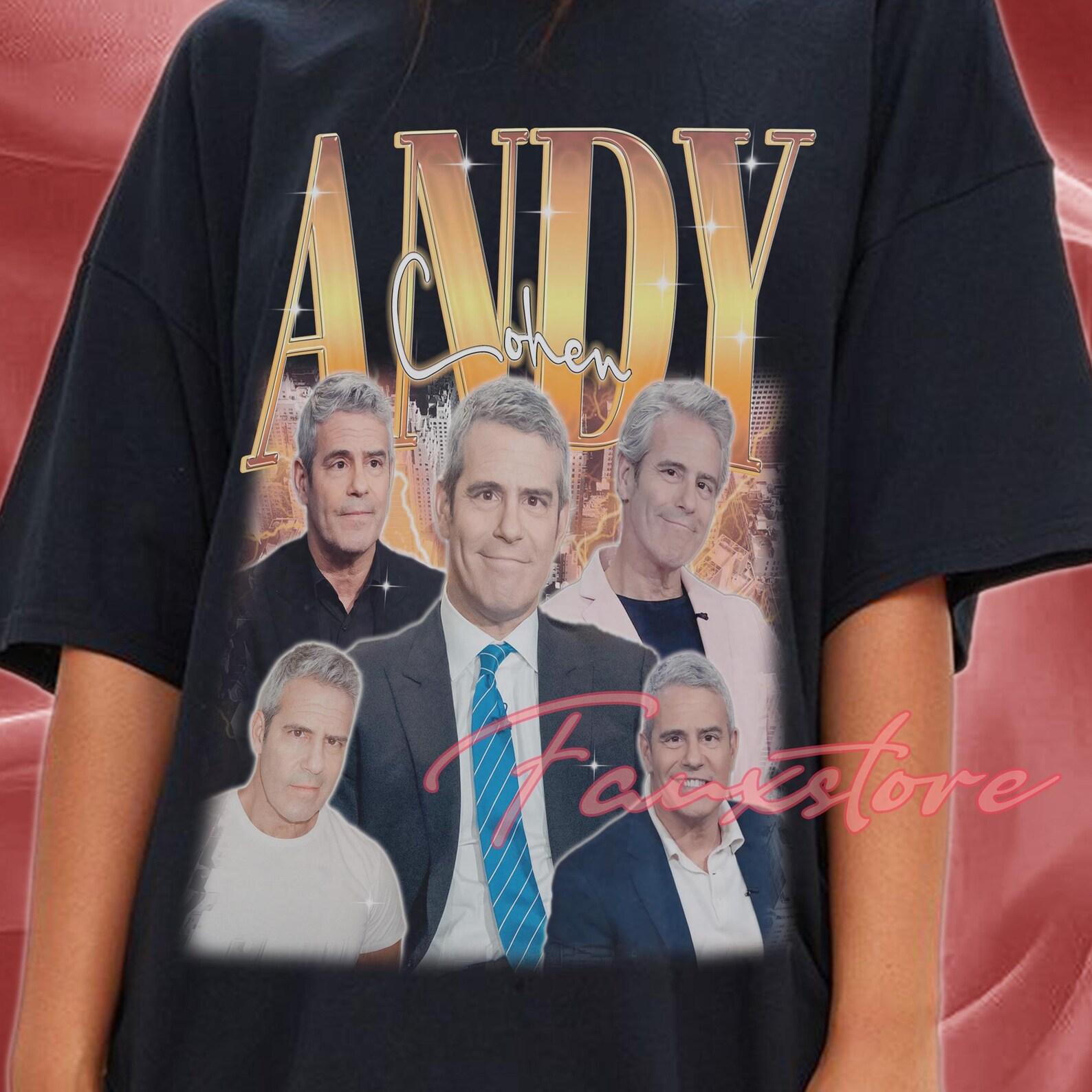 Andy Cohen Collage Graphic Tee, 100% Cotton ComforT-Shirt 2XL
