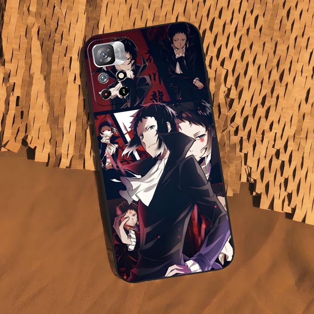 

Bungo Stray Dogs Phone Case for Xiaomi 15 14 13 12 Mi 11 ultra Pro Lite Black Soft Silicone Cover Xiaomi 14 Ultra