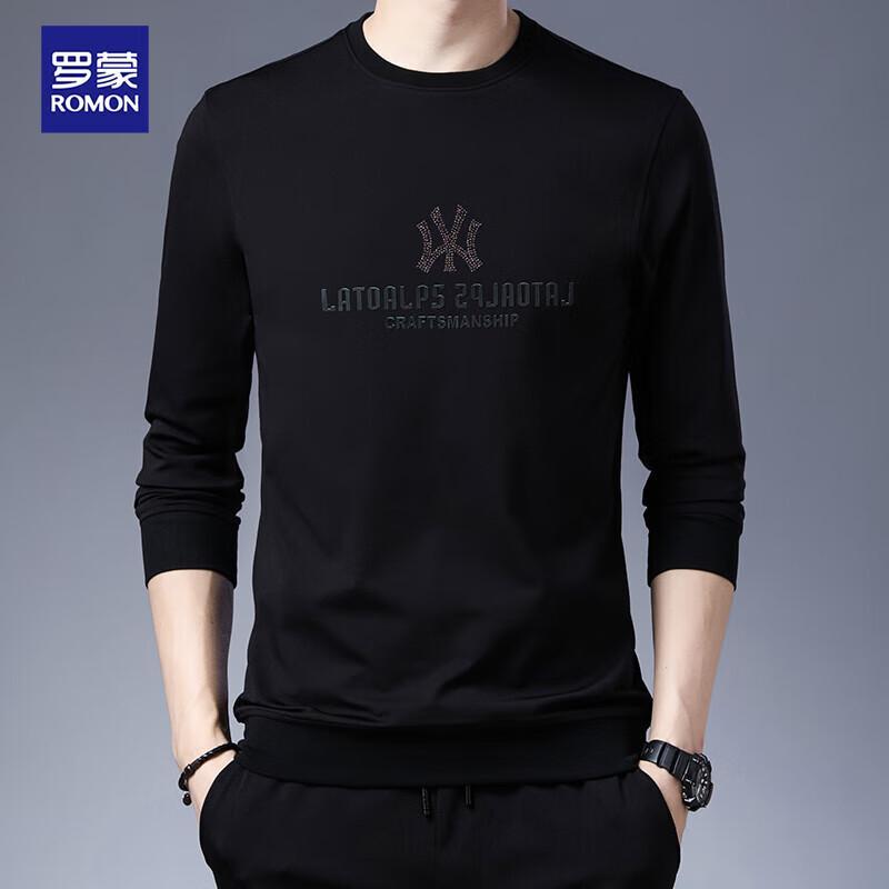 

Мужская повседневная футболка с длинным рукавом и круглым вырезом Romain 175