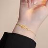 Gold Color Snake Bracelet Female Niche Design Sense Birthday Year Zodiac Entwining Amulet Animal Party Jewelry for Girlfriend