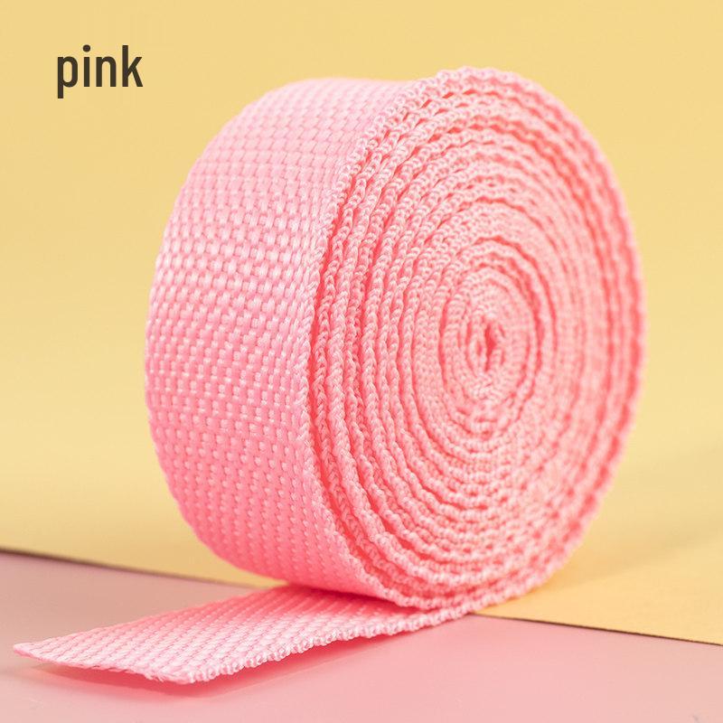2.5 cm Colored Polypropylene & Nylon Webbing Backpack Strap | Flat Ribbon Handmade Accessories