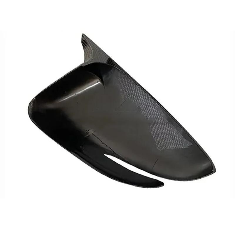 For KIA K3 Cerato Forte Ceed 2013-2018 Side Mirror Cover Caps Carbon Fiber Look/Black ABS Plastic Car Exterior Accessories