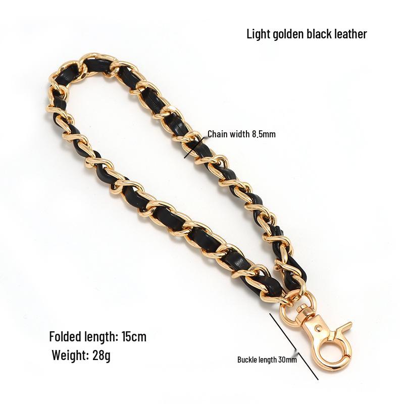 

Fragrance Style Leather Handbag Phone Chain with Anti-loss Wrist Lanyard
