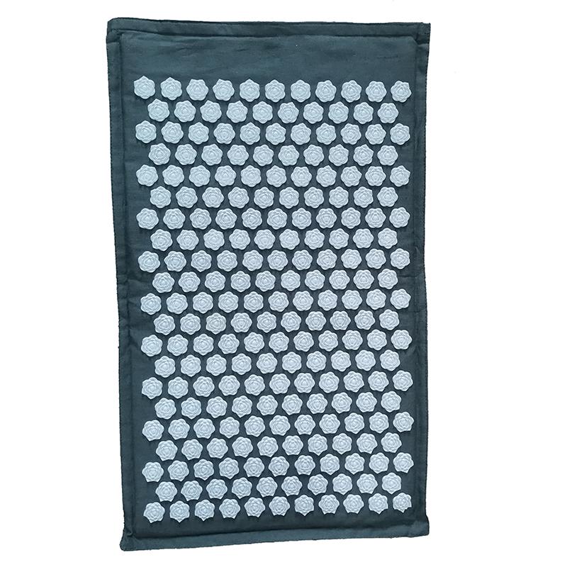 74*44cm Naturalny Len Kokosowa Palma Mata do Masażu Jogi Sportowa Mata Poduszka z Torbą Lotos Kolce Mata Akupresurowa Poduszka Mata Akupresurowa