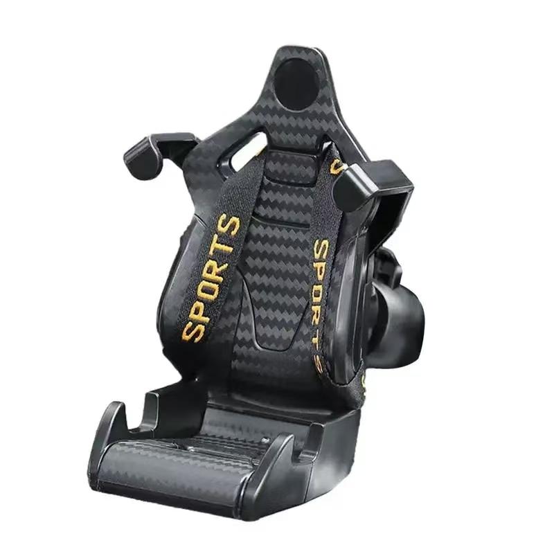 Racing Seat Shape Car Phone Holder Auto Air Vent Mobile Phone Clip 360degree Rotatable Car Cellphone Rack for Car Interior