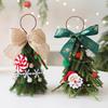 Christmas Tree Decoration Small Artificial Pine Tree Hanging Ornaments