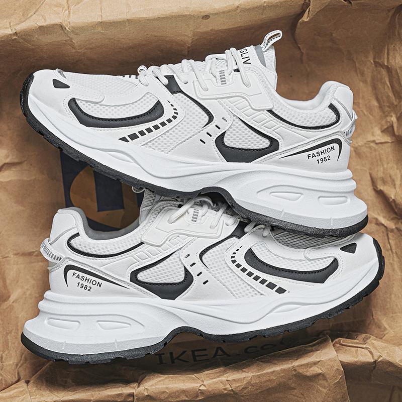 Men's Shoes, Breathable Mesh Thick-Soled Dad Shoes, Casual and Versatile Sports Shoes