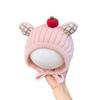 Knitted wool winter going out hat ear protection baby hat infant hat foreign style autumn and winter thickening baby warm