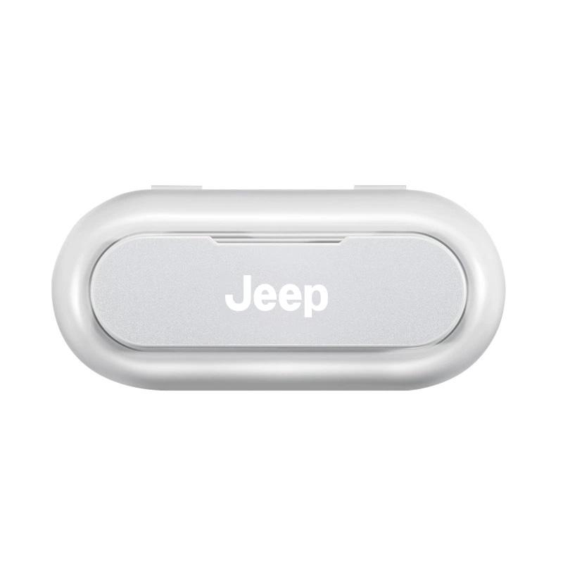 1Pcs Car Sun Visor Glasses Storage Box Holder Organizer Accessories For Jeep Wrangler Grand Cherokee Renegade Tyre Stem Air Caps