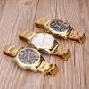 2025 New Brand 3 Eyes Gold Geneva Casual Quartz Watch Women Stainless Steel Dress Watches Relogio Feminino Ladies Clock Hot Sale