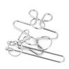 Calabash-shaped IQ Test Metal Wire Puzzle Brain Teaser Game for Adults Kids