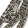 Chanel 05A Cambon Line CC CC Mark Accessories Chain Necklace Metal Silver