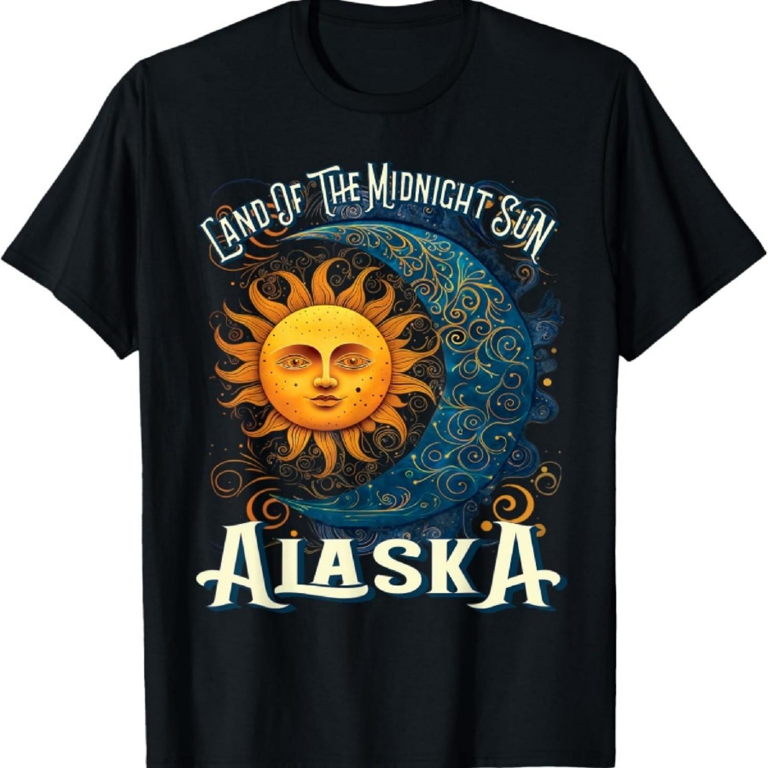 

Alaska Land Of The Midnight Sun Aurora Borealis Souvenir T-Shirt S
