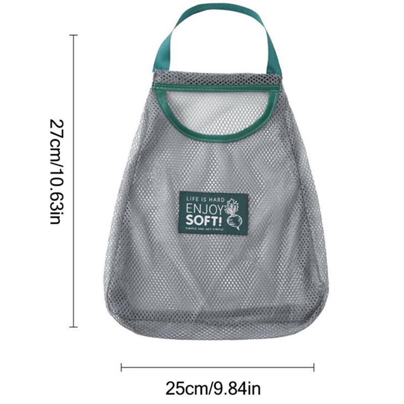 Kuchyň Ovoce Zelenina Česnek Cibule Závěsný úložný sáček Prodyšné opakovaně použitelné síťované sáčky Organizér
