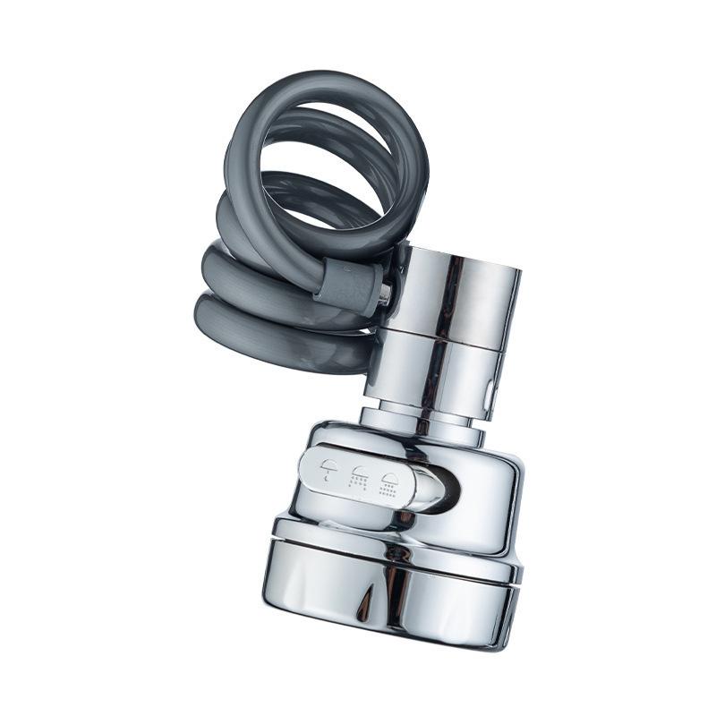 3/2 Modes Faucet Extender with Stretchable Hose Bathroom Sink Sprayer Faucet Kitchen Attachment Faucet Extender Aerator