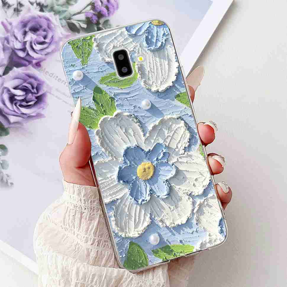 For Samsung Galaxy J6 Plus Case J610F J610G Popular Painted Phone Cover Soft Silicone Cases For Samsung J6 Plus GalaxyJ6+ Coque