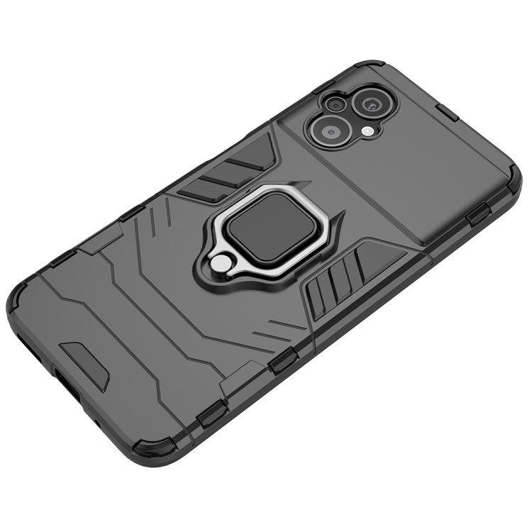 Case for Xiaomi Poco M5 4G, Kickstand Ring, black